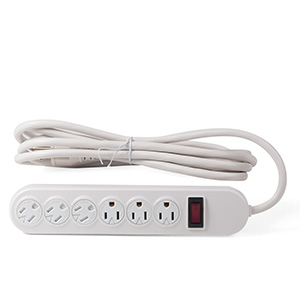 Img for product 10Ft 6-Outlet Perpendicular Power Strip