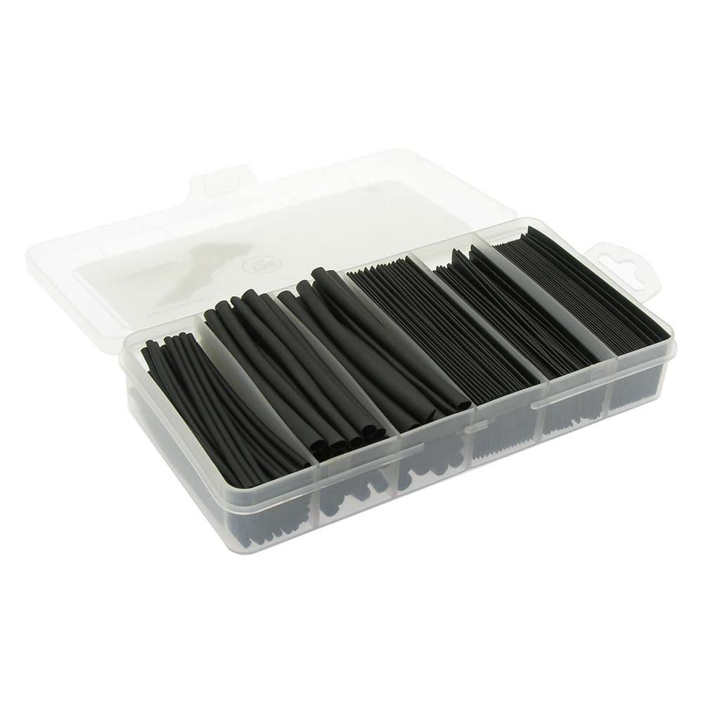 Heat Shrink Tube Kit , Black  (196pcs)