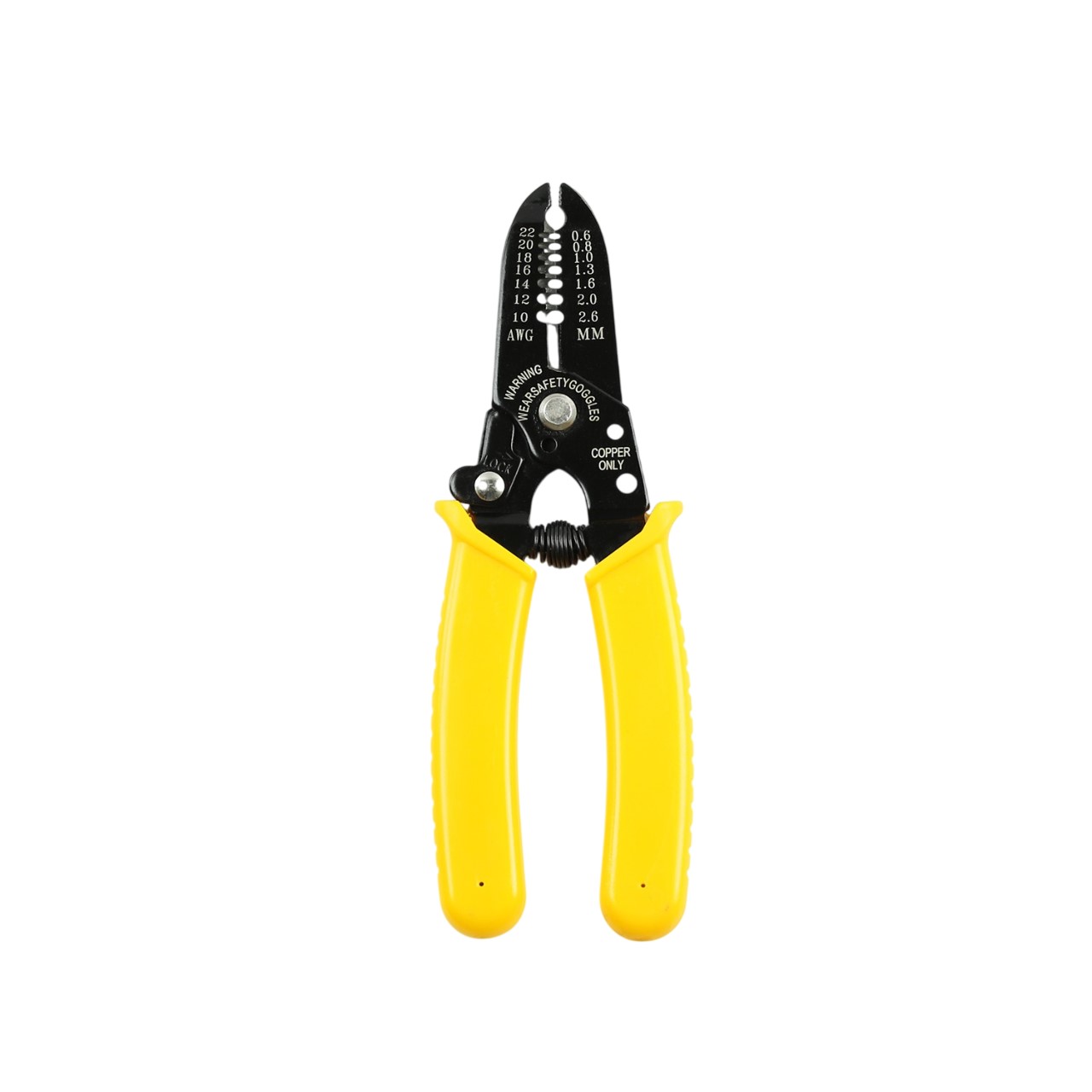 6" Wire Stripper Prier, 22~10AWG (0.6~2.6mm)
