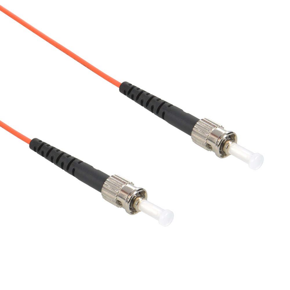 2m ST/UPC-ST/UPC OM1 Multimode Simplex Fiber Optic Patch Cable