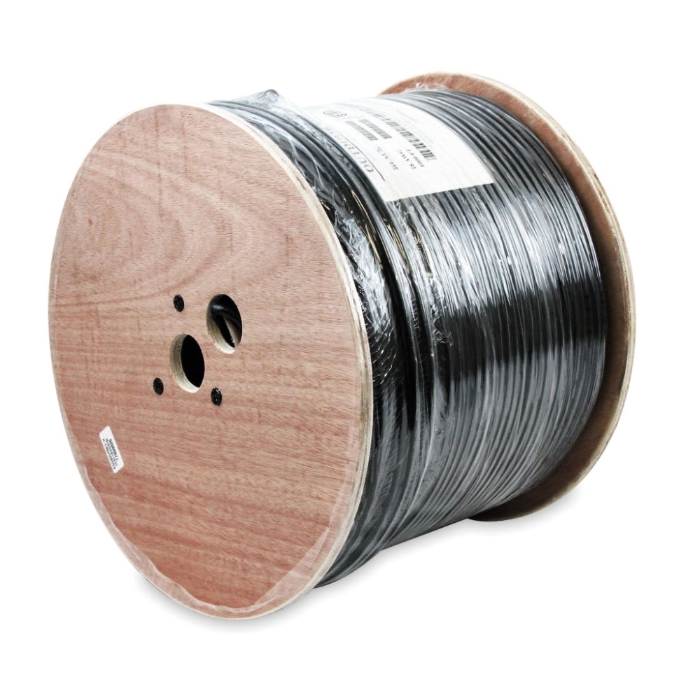 1000Ft RG6 CCS Quad Shield Direct Burrial Outdoor Cable