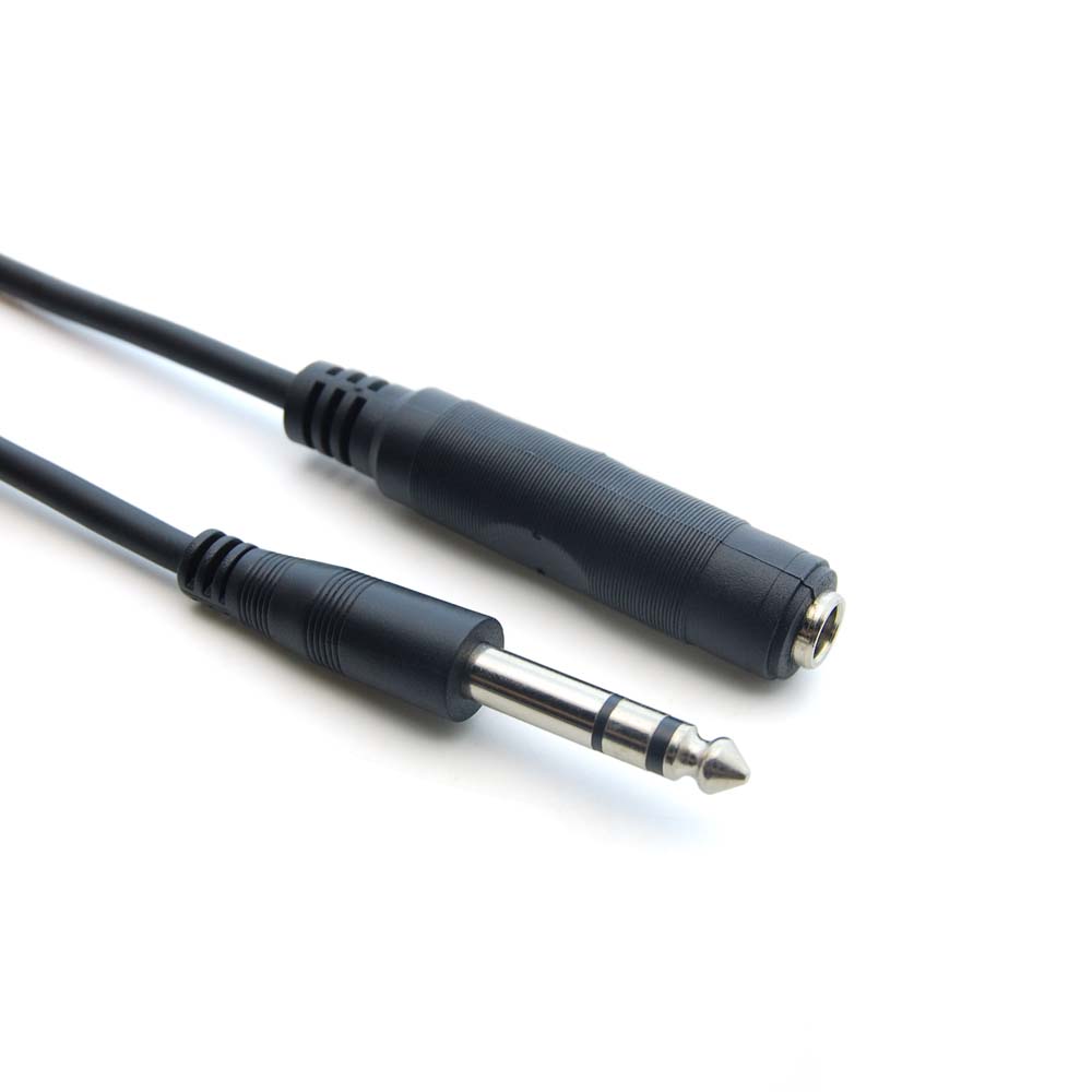 10Ft 1/4" Stereo Male/Female cable