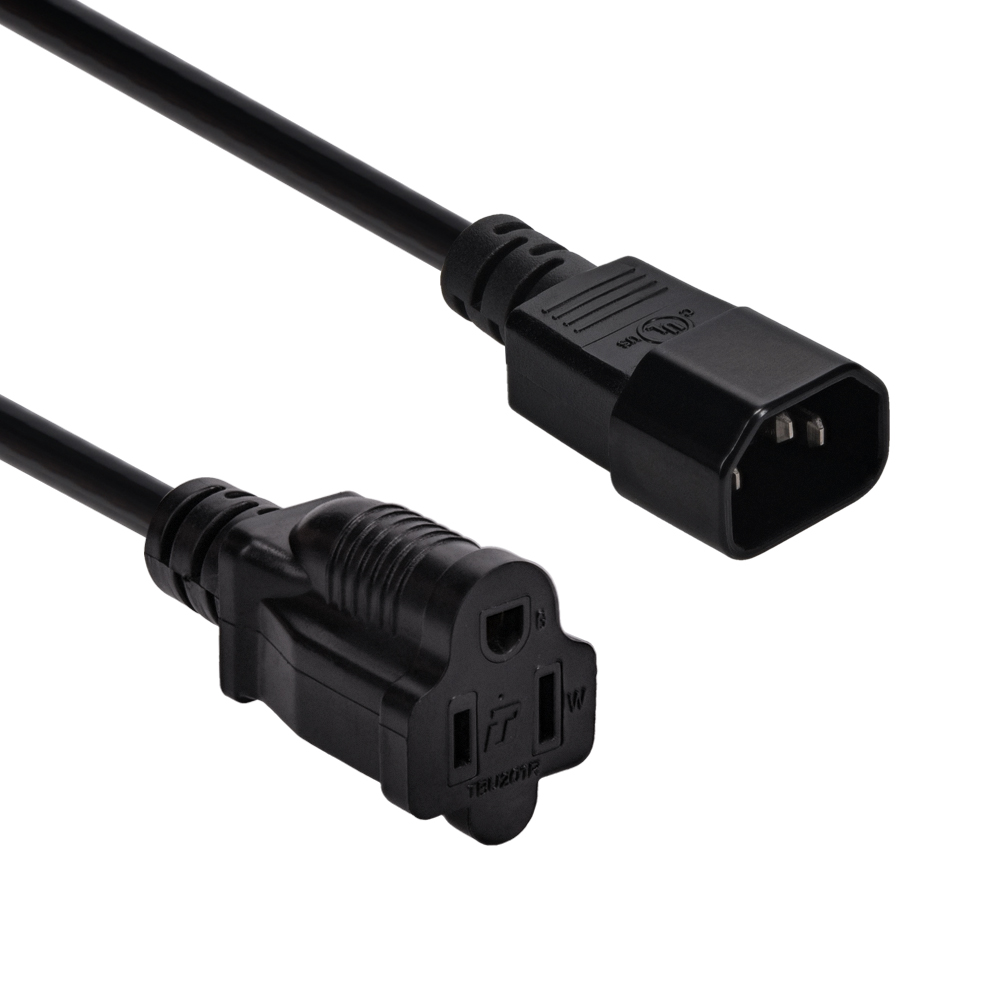 C14 to 5-15R Power Cord img